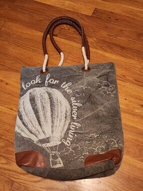 Great Large Boho Canvas Tote Bag